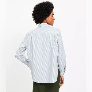 LOFT - Striped Everyday Oversized Pocket Shirt!